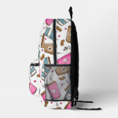 Sac À Dos Imprimé Cafés, Haricots, Coeurs, Amateur De Café (Droite)