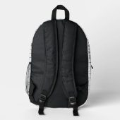 Sac À Dos Imprimé Calculs mathématiques et formes personnalisées (Verso)