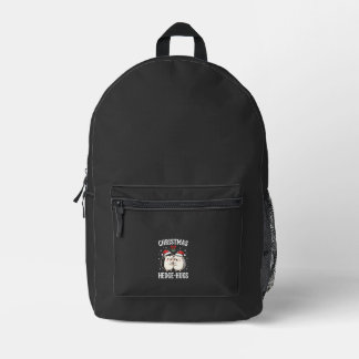 Sac À Dos Imprimé Câlins de Noël au Hérisson Mignon Vacances de Noël