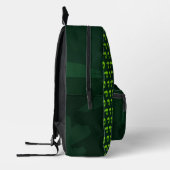 Sac À Dos Imprimé Caméléon mignon vert (Gauche)
