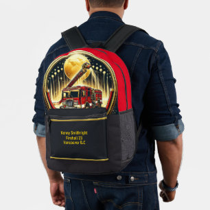 Sac À Dos Imprimé Camion De Héros De Tous Les Jours Sous La Lune D'O