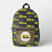 Sac À Dos Imprimé Camions de construction de camions de construction (Recto)