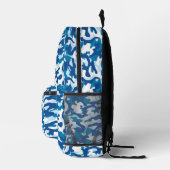 Sac À Dos Imprimé Camo bleu (Droite)