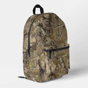 Sac À Dos Imprimé Camo forêt avec motif de feuilles sèches