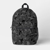 Sac À Dos Imprimé Camo noir (Recto)