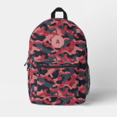 Sac À Dos Imprimé Camo rose gras (Recto)