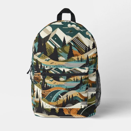 Sac À Dos Imprimé Camouflage (Recto)
