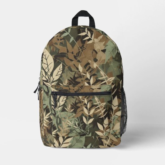 Sac À Dos Imprimé Camouflage (Recto)