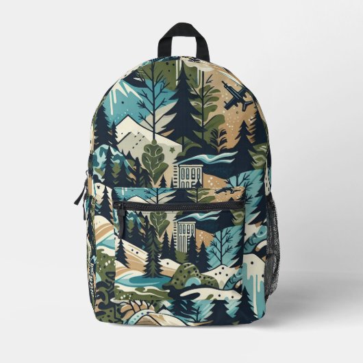 Sac À Dos Imprimé Camouflage (Recto)