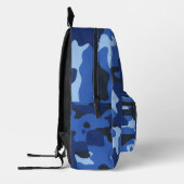 Sac À Dos Imprimé Camouflage Bleu Camo Motif de l'armée Monogramme G (Gauche)