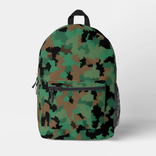 Sac À Dos Imprimé Camouflage de la jungle verte de l'armée Design Mo