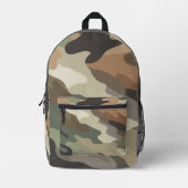 Sac À Dos Imprimé Camouflage Moderne Attrayant (Recto)