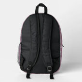 Sac à dos imprimé camouflage moderne rose camoufla (Verso)