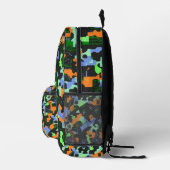 Sac À Dos Imprimé Camouflage néon vibrant (Droite)