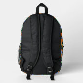 Sac À Dos Imprimé Camouflage néon vibrant (Verso)