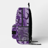 Sac À Dos Imprimé Camouflage violet Votre nom Personnalisez (Droite)