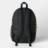 Sac À Dos Imprimé Camping Randonnée Camping Monogramme à motifs (Verso)