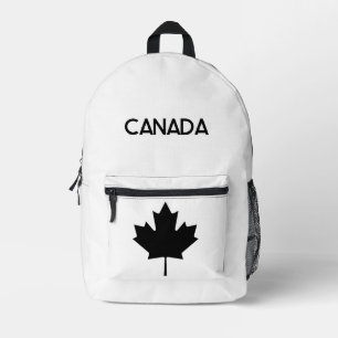 Sac À Dos Imprimé CANADA. Drapeau canadien. Patriotique. 