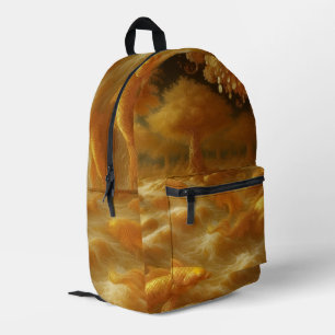 Sac À Dos Imprimé Carpeaux Koi dorés