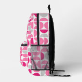 Sac À Dos Imprimé Carreaux rose Du Milieu Du Siècle (Droite)