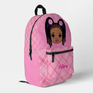 Sac à dos imprimé carreaux rose pour bébé fille pe