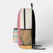 Sac À Dos Imprimé Carreaux Vichy Multicolores (Droite)