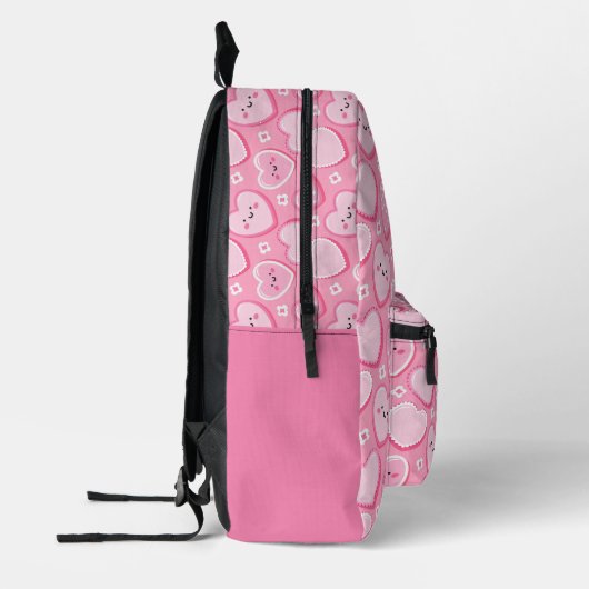 Sac À Dos Imprimé Carrosserie rose mignonne pour enfants (Gauche)
