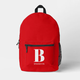 Sac À Dos Imprimé Cartable avec la première lettre du nom