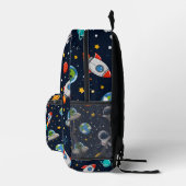 Sac À Dos Imprimé Cartable imprimé Space & Astronaut Boy École (Droite)