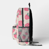Sac À Dos Imprimé Cartable maternelle fraise (Droite)