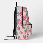 Sac À Dos Imprimé Cartable maternelle fraise (Gauche)