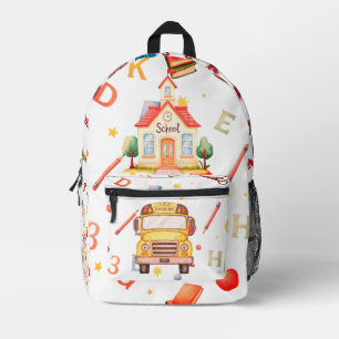Sac À Dos Imprimé Cartable pour enfants pour la rentrée scolaire
