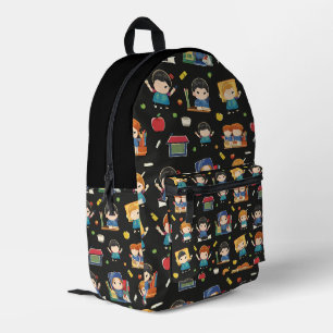 Sac À Dos Imprimé Cartables Pour la Rentrée