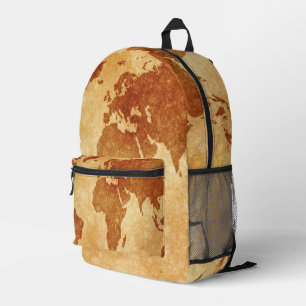 Sac À Dos Imprimé Carte du monde antique