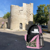 Sac À Dos Imprimé Cascade de fleurs roses