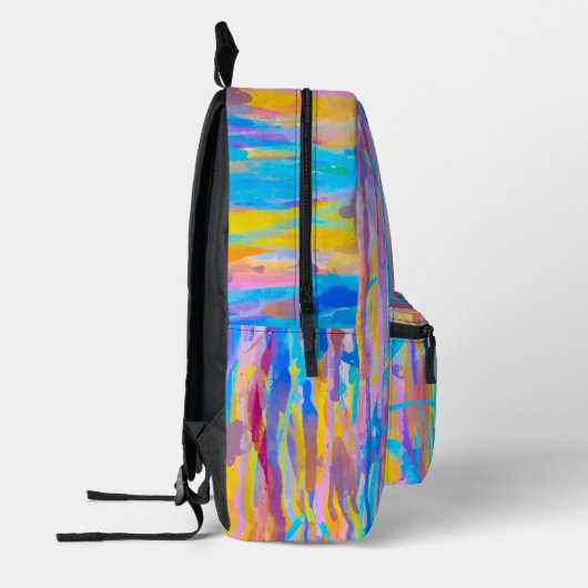 Sac À Dos Imprimé Cascade vibrante (Gauche)