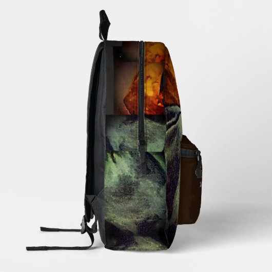 Sac À Dos Imprimé Catholique Notre Dame des Rues Thème (Gauche)