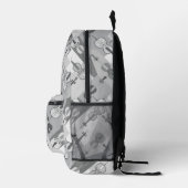 Sac À Dos Imprimé Cellos à galets gris (Droite)