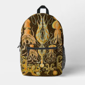 Sac À Dos Imprimé Cephalopod poulpe calmar Nature marine (Recto)