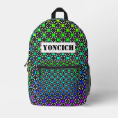 Sac À Dos Imprimé Cercle de neuf par Kenneth Yoncich (Recto)