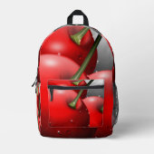 Sac À Dos Imprimé Cerises avec gouttes de ragoût (Recto)