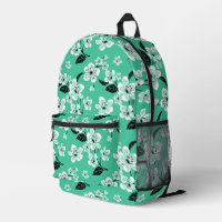 CERISIER EN FLEURS - MOTIF SAKURA EN MINT
