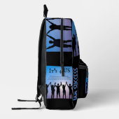 SAC À DOS IMPRIMÉ C'EST 4 US (Gauche)