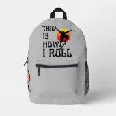 Sac À Dos Imprimé C'est comme ça que je roule (Recto)