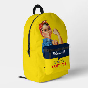 Sac À Dos Imprimé C'est votre Rosie Party personnalisée Personnalise