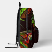 Sac À Dos Imprimé Chameleon Art Abstrait (Gauche)