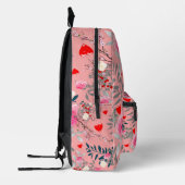 Sac À Dos Imprimé Champ de fleurs roses (Gauche)