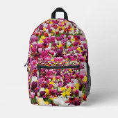 Sac À Dos Imprimé champ plein de tulipes (Recto)