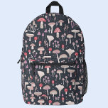 Sac À Dos Imprimé Champignons de champignons et tabouret<br><div class="desc">Un champignon,  des champignons et un motif de tabouret. Art original de Nic Squirrell.</div>