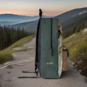Sac À Dos Imprimé Champignons des bois à travers la caméra lentille 